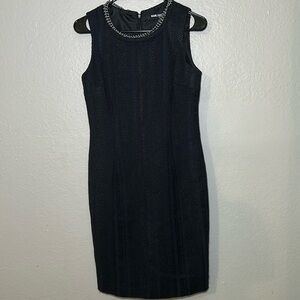 Elegant Black Sleeveless Dress